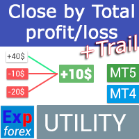 Exp - Close if Profit or Loss with Trailing Pad Закрытие по прибыли или убытку с трейлингом прибыли
