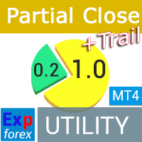 Exp4 - Partial Close and Trail Частичное закрытие позиций