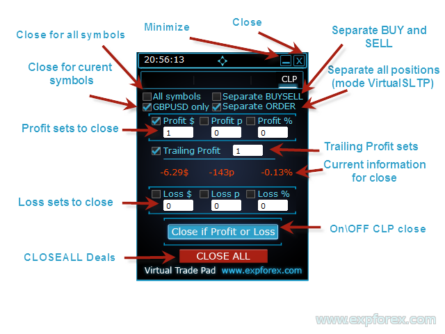 Exp - VirtualTradePad Виртуальная панель Торговля в один клик_14