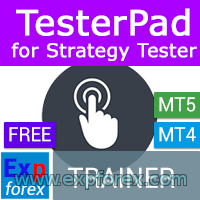Exp - TesterPad Ручной тренажер для тестера стратегий. Симулятор для Форекс_1