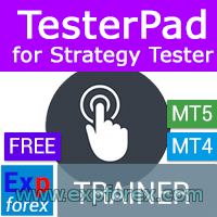 Exp - TesterPad Ручной тренажер для тестера стратегий. Симулятор для Форекс_1